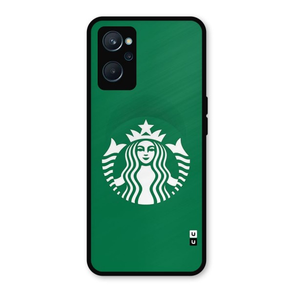 Lady StarBucks Metal Back Case for Realme 9i