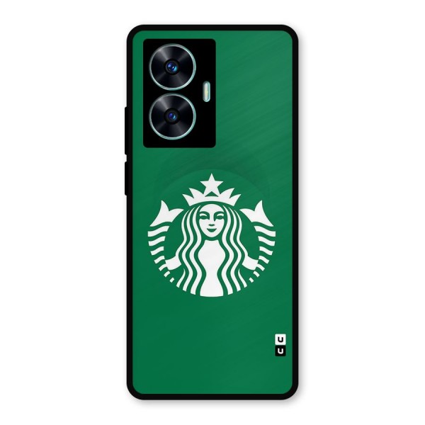 Lady StarBucks Metal Back Case for Realme C55