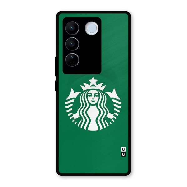 Lady StarBucks Metal Back Case for Vivo V27