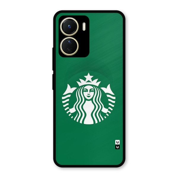 Lady StarBucks Metal Back Case for Vivo Y16