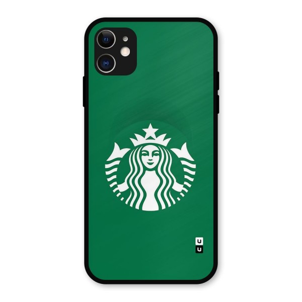 Lady StarBucks Metal Back Case for iPhone 11