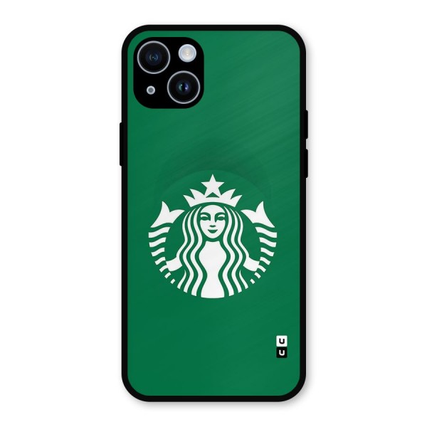 Lady StarBucks Metal Back Case for iPhone 14