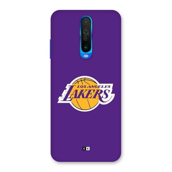 Lakers Angles Back Case for Poco X2