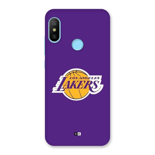 Lakers Angles Back Case for Redmi 6 Pro