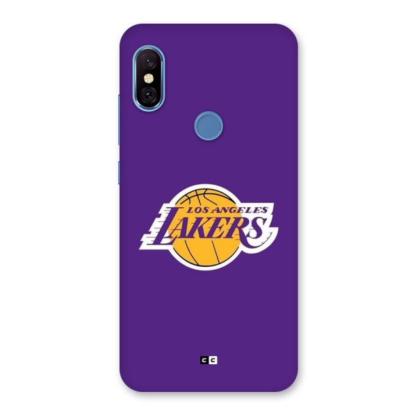 Lakers Angles Back Case for Redmi Note 6 Pro