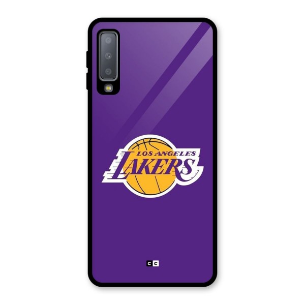 Lakers Angles Glass Back Case for Galaxy A7 (2018)