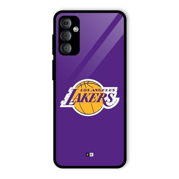 Lakers Angles Glass Back Case for Galaxy F23