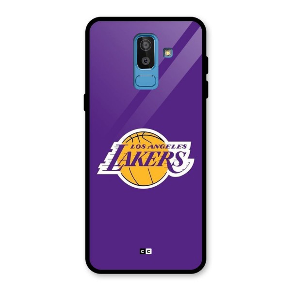 Lakers Angles Glass Back Case for Galaxy J8