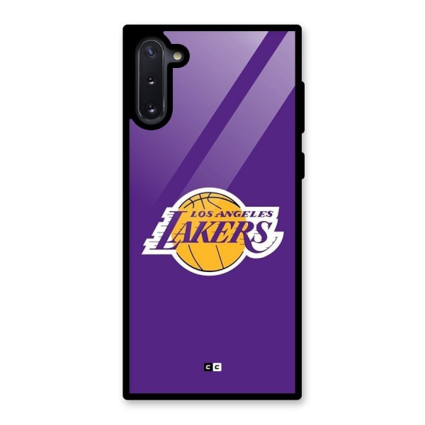 Lakers Angles Glass Back Case for Galaxy Note 10