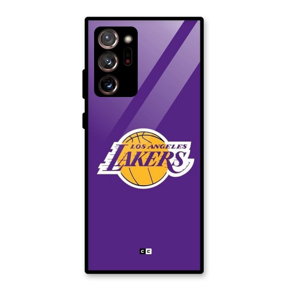 Lakers Angles Glass Back Case for Galaxy Note 20 Ultra