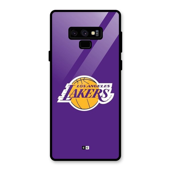 Lakers Angles Glass Back Case for Galaxy Note 9