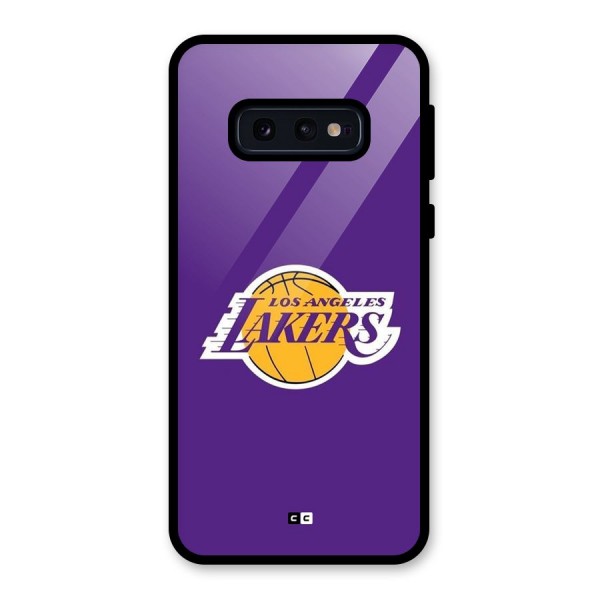 Lakers Angles Glass Back Case for Galaxy S10e