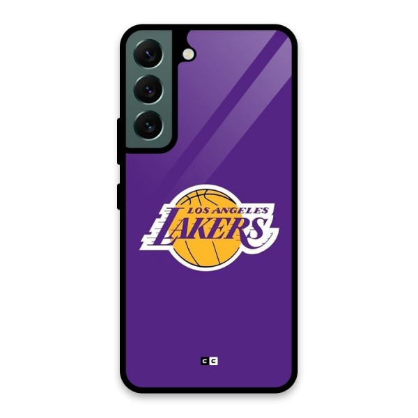 Lakers Angles Glass Back Case for Galaxy S22 5G