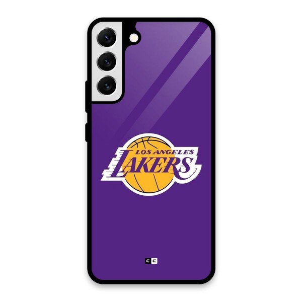 Lakers Angles Glass Back Case for Galaxy S22 Plus 5G