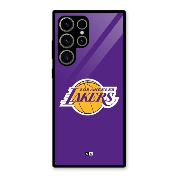 Lakers Angles Glass Back Case for Galaxy S23 Ultra