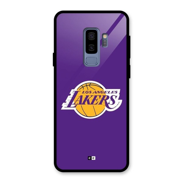 Lakers Angles Glass Back Case for Galaxy S9 Plus