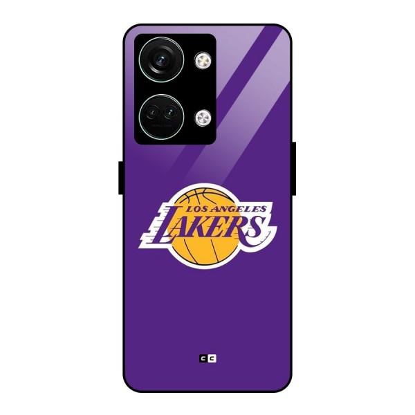 Lakers Angles Glass Back Case for Oneplus Nord 3