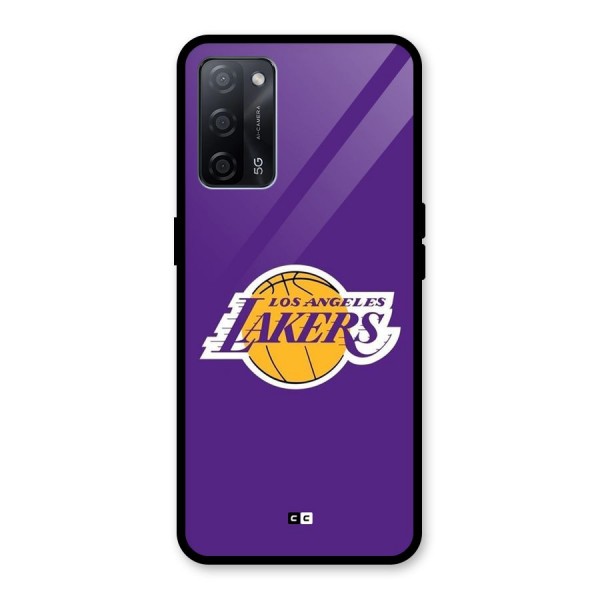 Lakers Angles Glass Back Case for Oppo A53s 5G