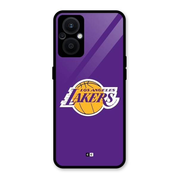 Lakers Angles Glass Back Case for Oppo F21s Pro 5G