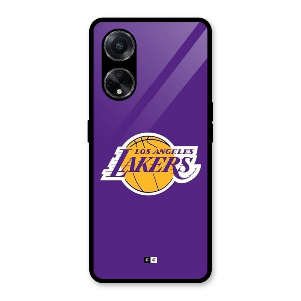 Lakers Angles Glass Back Case for Oppo F23