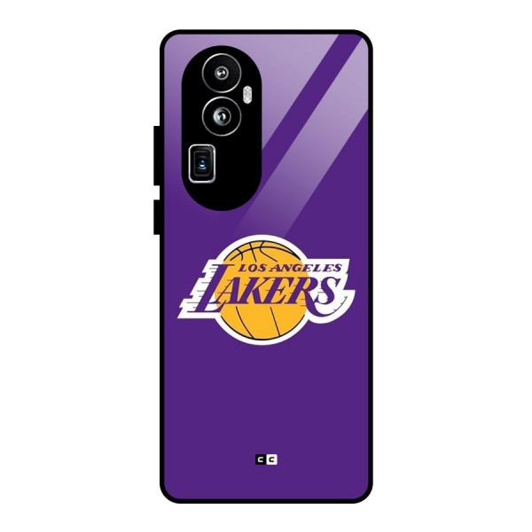 Lakers Angles Glass Back Case for Oppo Reno10 Pro Plus