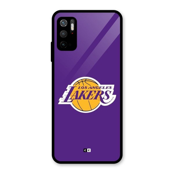 Lakers Angles Glass Back Case for Poco M3 Pro 5G