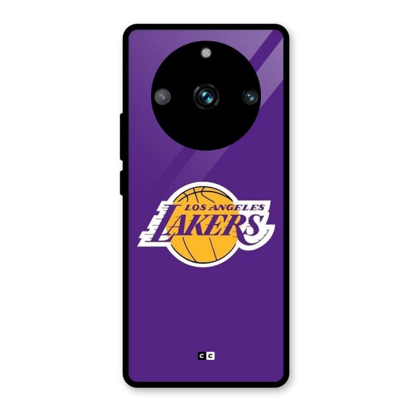 Lakers Angles Glass Back Case for Realme 11 Pro