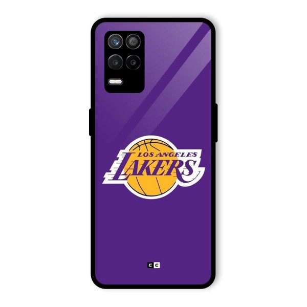 Lakers Angles Glass Back Case for Realme 9 5G