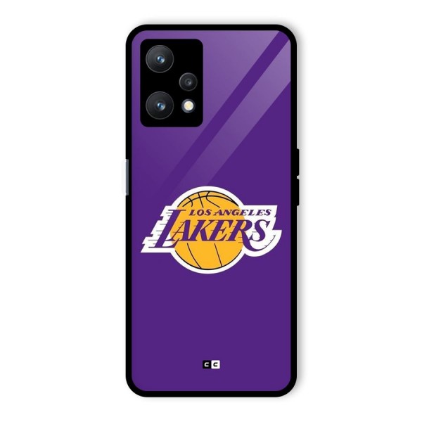 Lakers Angles Glass Back Case for Realme 9 Pro 5G