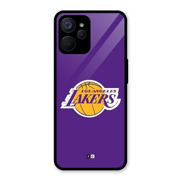Lakers Angles Glass Back Case for Realme 9i 5G