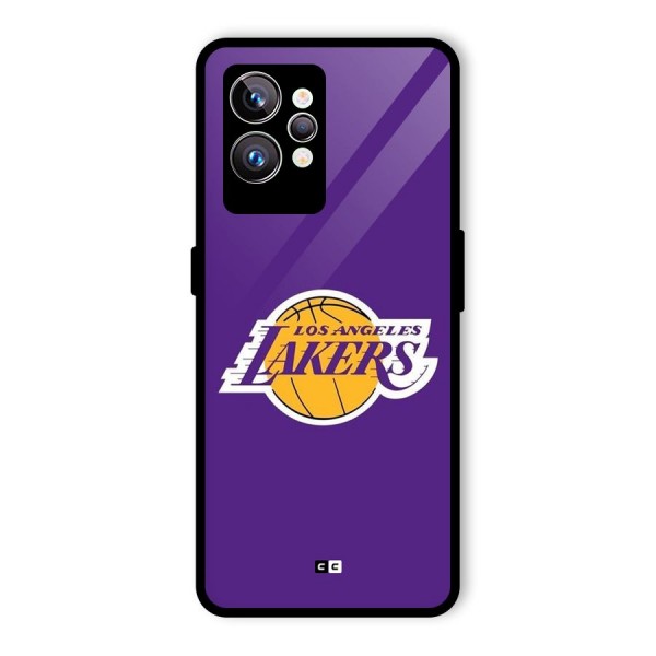 Lakers Angles Glass Back Case for Realme GT2 Pro