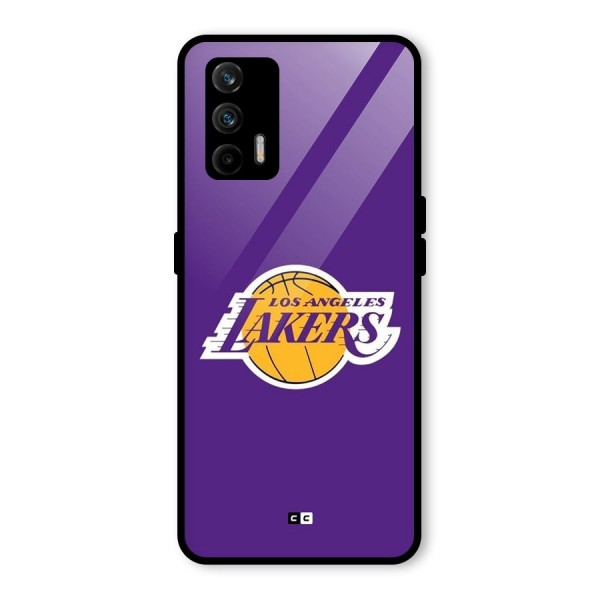 Lakers Angles Glass Back Case for Realme GT 5G