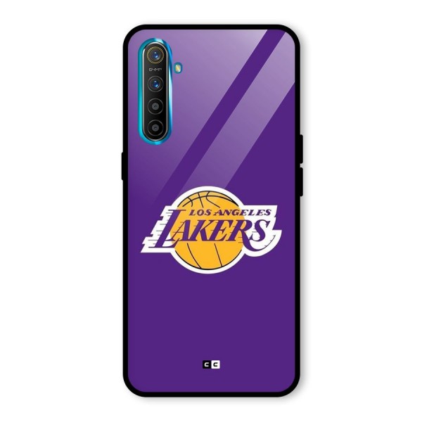 Lakers Angles Glass Back Case for Realme XT