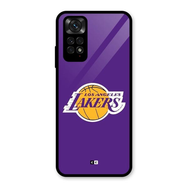 Lakers Angles Glass Back Case for Redmi Note 11S