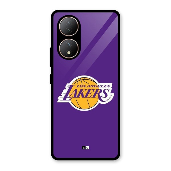 Lakers Angles Glass Back Case for Vivo T2