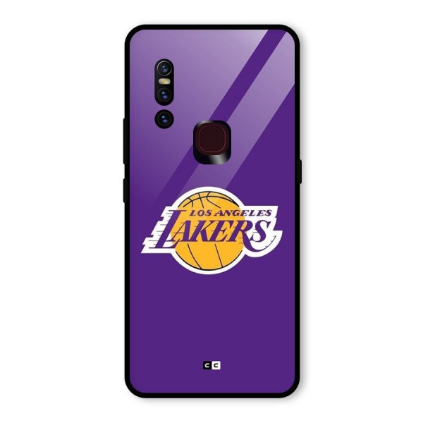 Lakers Angles Glass Back Case for Vivo V15