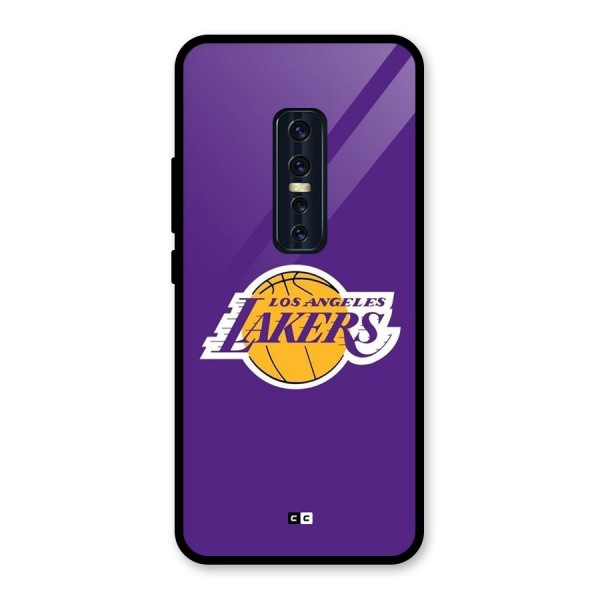 Lakers Angles Glass Back Case for Vivo V17 Pro