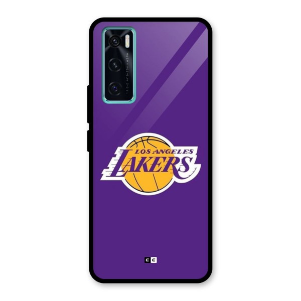 Lakers Angles Glass Back Case for Vivo V20 SE