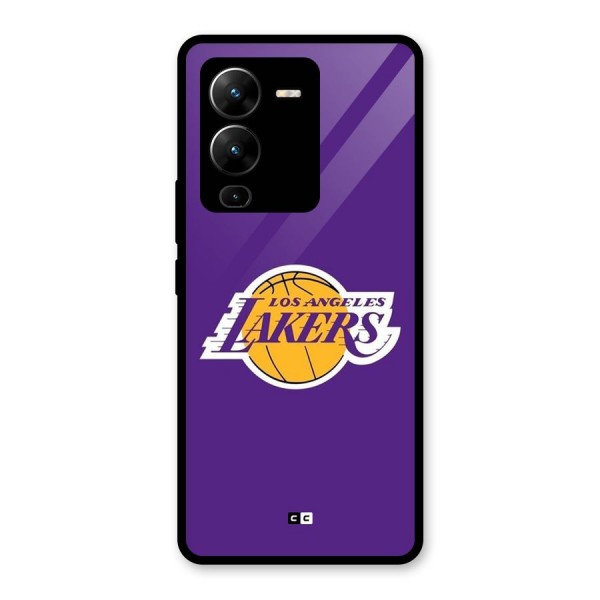 Lakers Angles Glass Back Case for Vivo V25 Pro