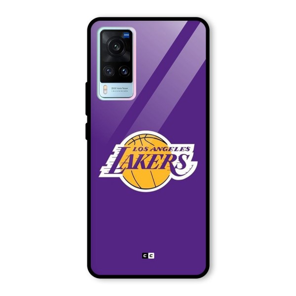 Lakers Angles Glass Back Case for Vivo X60