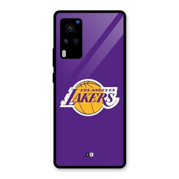 Lakers Angles Glass Back Case for Vivo X60 Pro