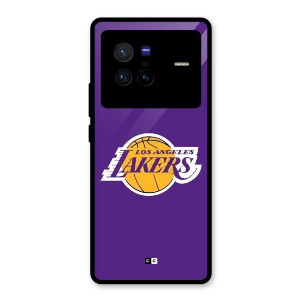 Lakers Angles Glass Back Case for Vivo X80