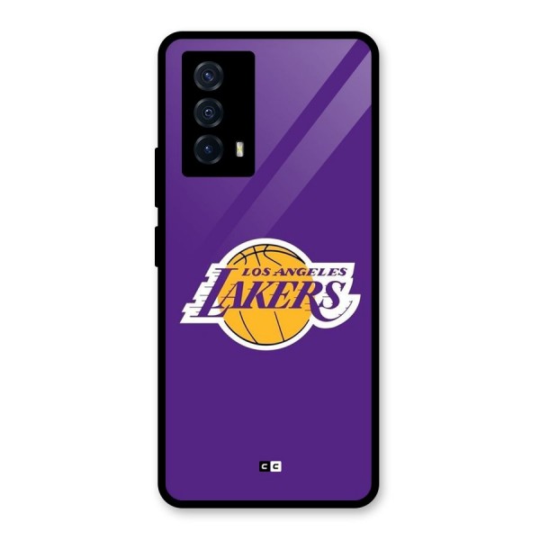 Lakers Angles Glass Back Case for Vivo iQOO Z5