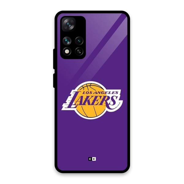 Lakers Angles Glass Back Case for Xiaomi 11i 5G