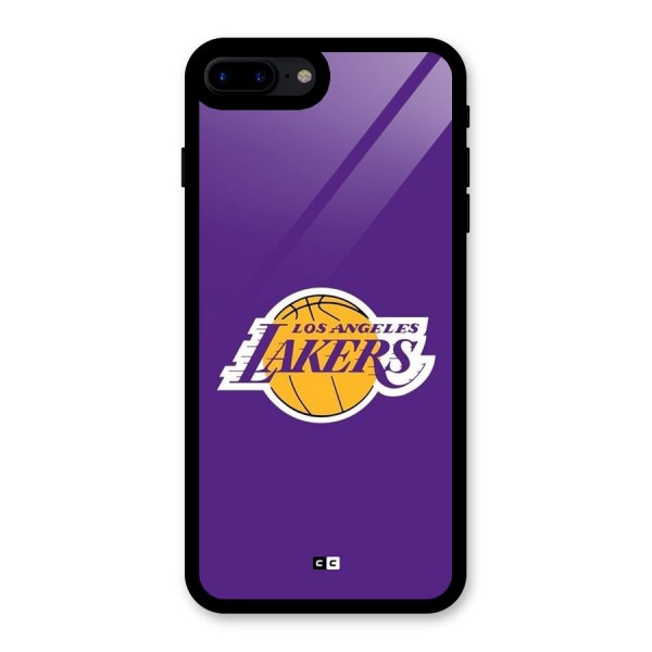 Lakers Angles Glass Back Case for iPhone 7 Plus