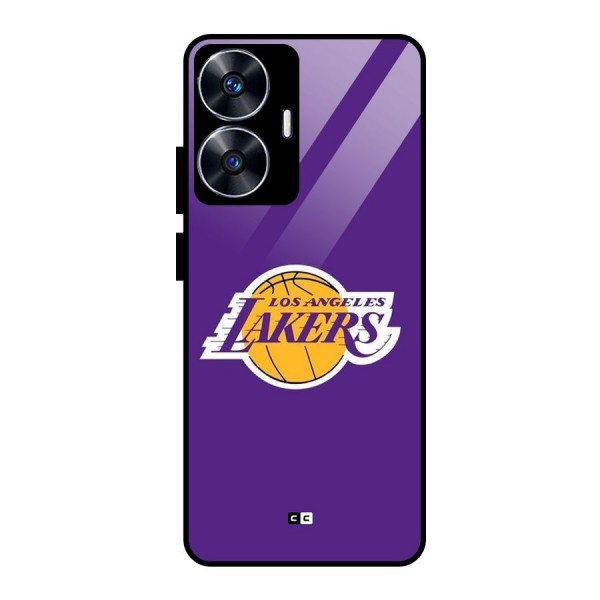 Lakers Angles Glass Back Case for realme C55