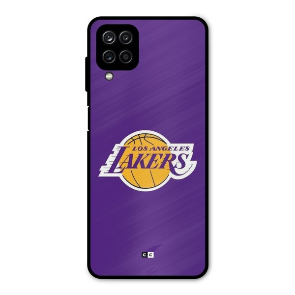 Lakers Angles Metal Back Case for Galaxy A12