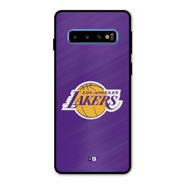 Lakers Angles Metal Back Case for Galaxy S10