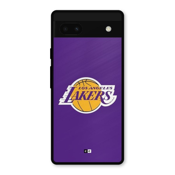 Lakers Angles Metal Back Case for Google Pixel 6a