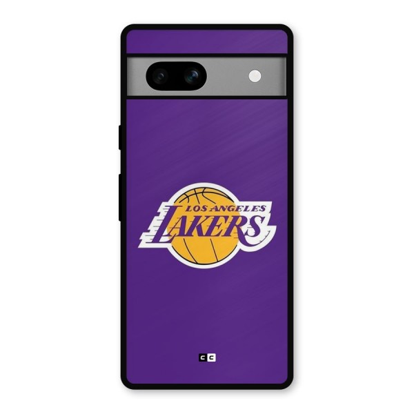 Lakers Angles Metal Back Case for Google Pixel 7a